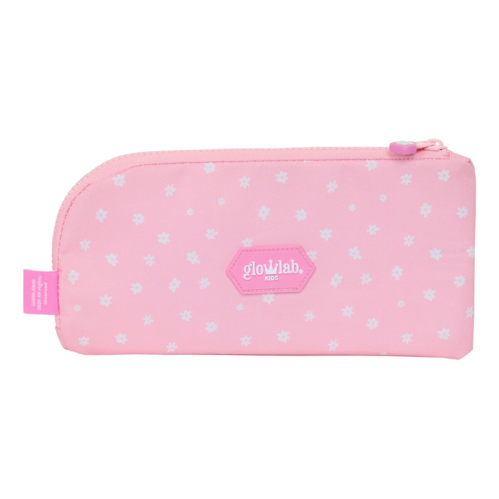 Trousse d'écolier Glow Lab Sweet home Rose 23 x 11 x 1 cm