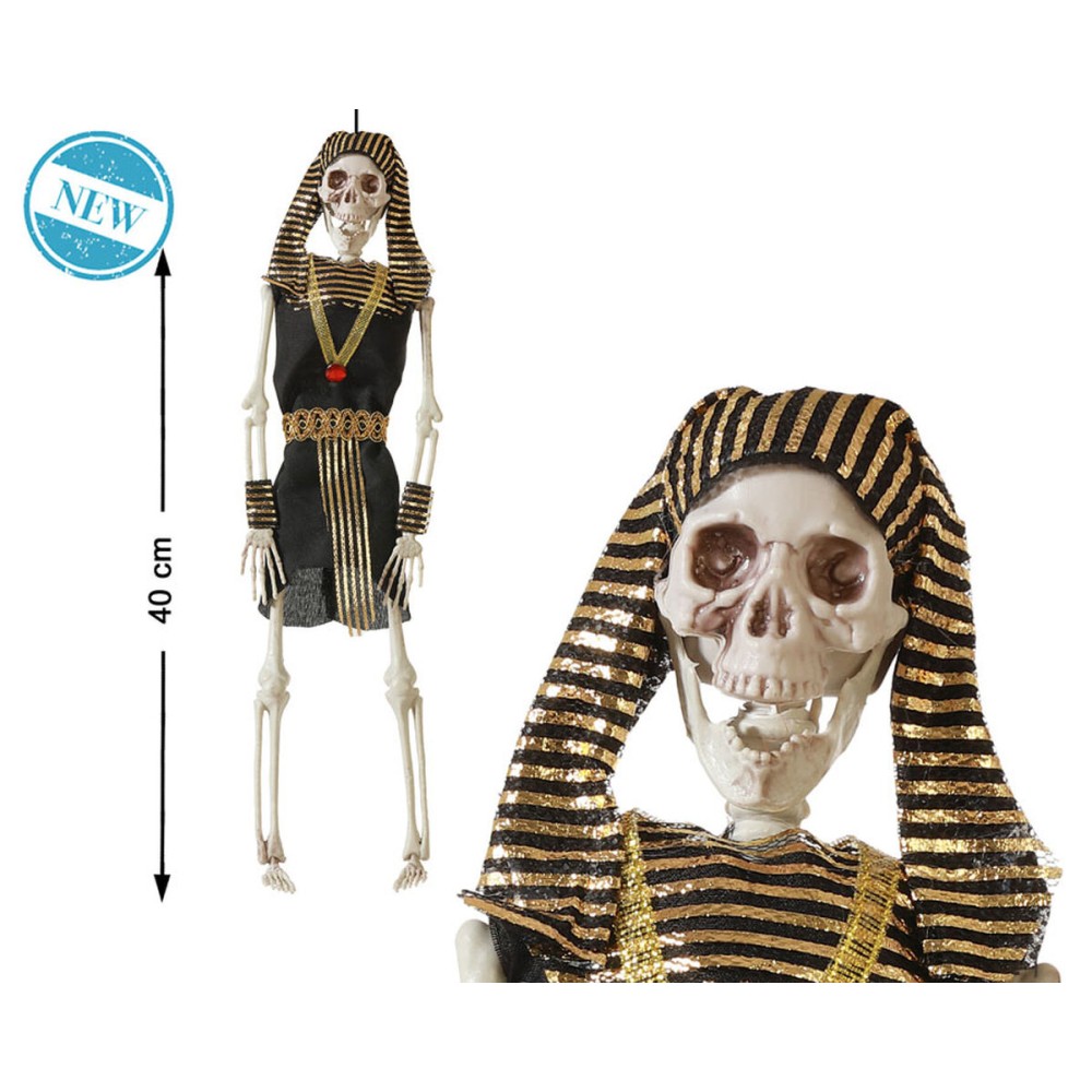 Décoration d'Halloween Squelette Égyptien 40 cm