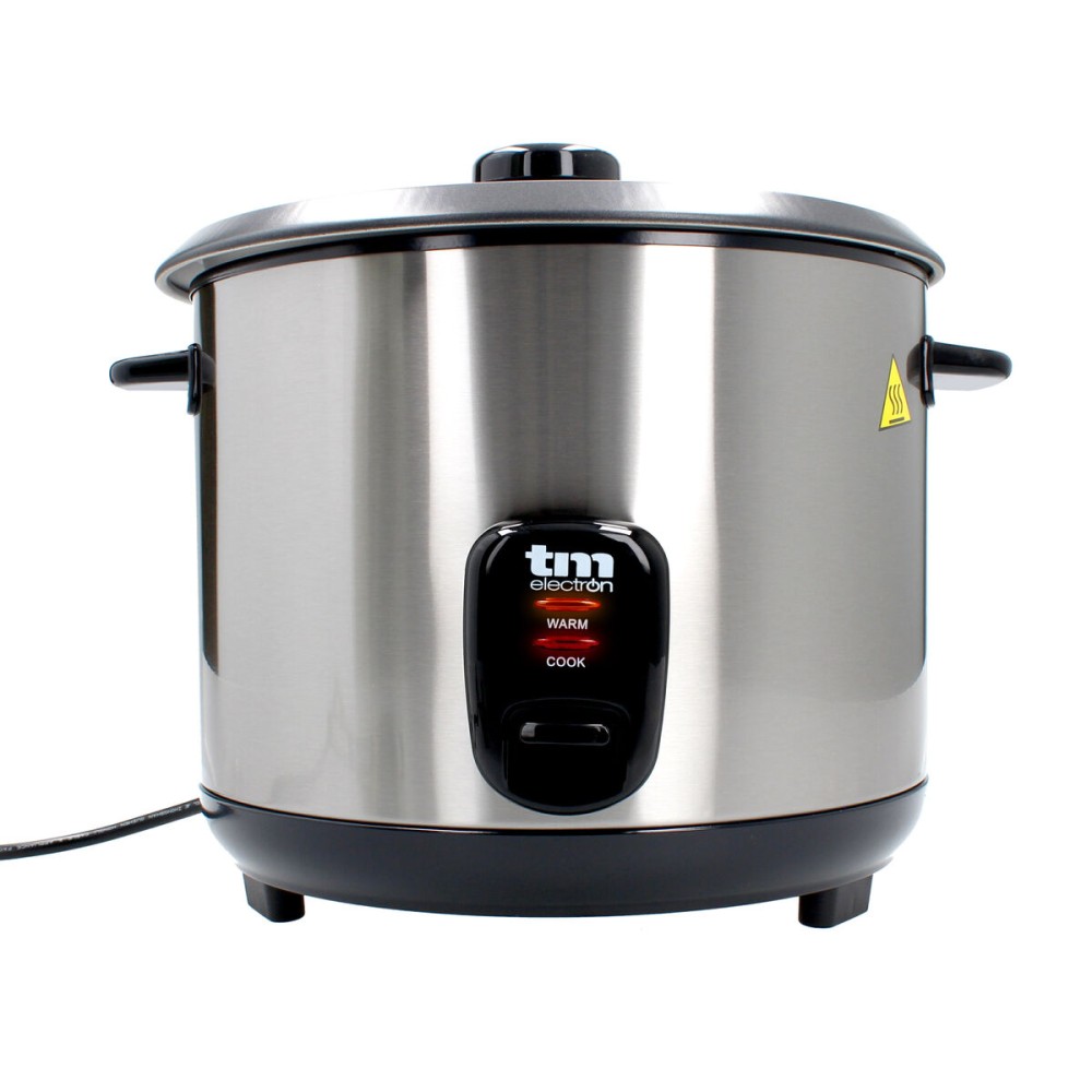 cuiseur à riz TM Electron Acier verre Acier inoxydable 900 W 2,2 L