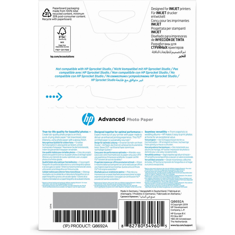 Druckerpapier HP Q8692A