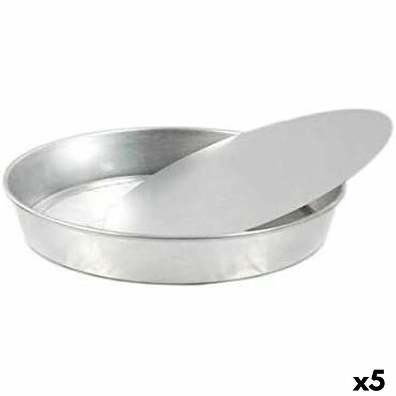 Kuchenspringform VR Aluminium Silberfarben 29 x 29 x 4 cm (5 Stück)