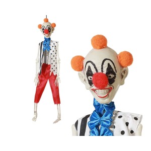 Halloween-Dekoration Skelett Clown 40 cm