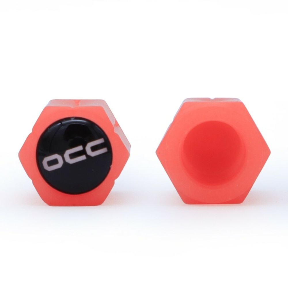 Ensemble de fiches OCC Motorsport OCCLEV001 4 Unités Fluorescent Rouge