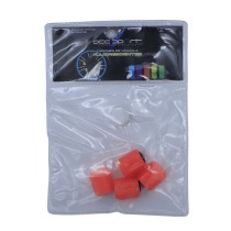 Set of Plugs and Sockets OCC Motorsport OCCLEV001 4 Units Fluorescent Red