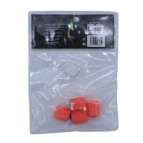 Set of Plugs and Sockets OCC Motorsport OCCLEV001 4 Units Fluorescent Red