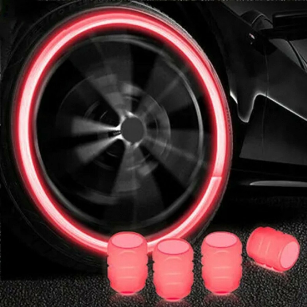 Stöpselset OCC Motorsport OCCLEV001 4 Stück Fluoreszierend Rot