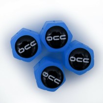 Set of Plugs and Sockets OCC Motorsport OCCLEV004 4 Units Fluorescent Blue