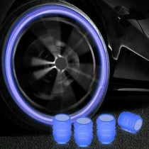 Stöpselset OCC Motorsport OCCLEV004 4 Stück Fluoreszierend Blau