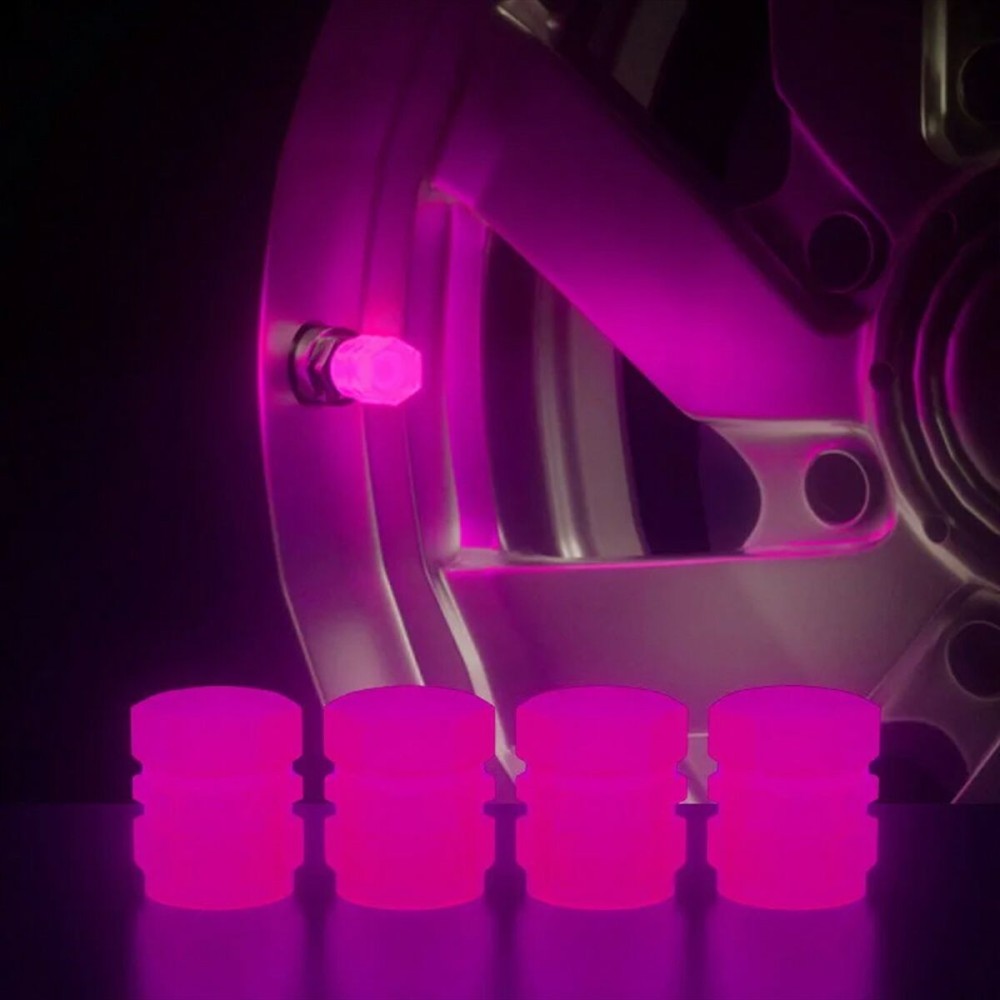 Stöpselset OCC Motorsport OCCLEV003 4 Stück Fluoreszierend Rosa