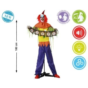 Halloween-Dekoration Clown 180 x 120 x 18 cm