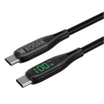 USB-C-Kabel Kodak Schwarz 1 m (1 Stück)