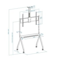 TV Halterung TooQ FS20208M-B 55" 100" 120 kg