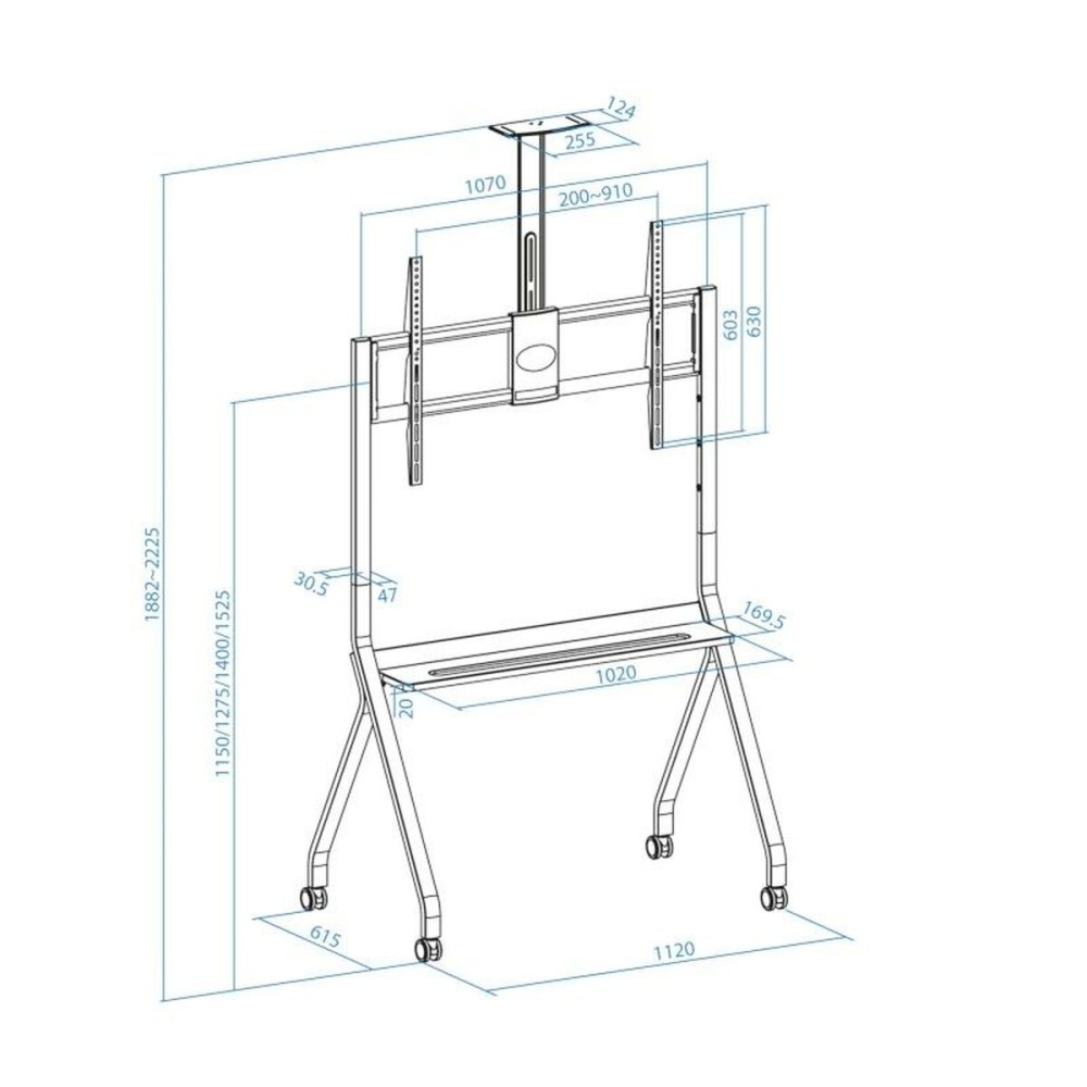 TV Mount TooQ FS20208M-B 55" 100" 120 kg