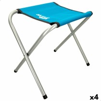 Klapphocker Aktive Blau Camping 30 x 37 x 40 cm (4 Stück)