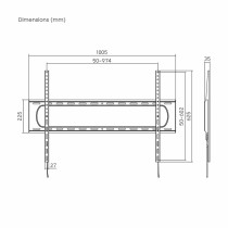 Support de TV Aisens WT120F-293 60"-120" 160 kg