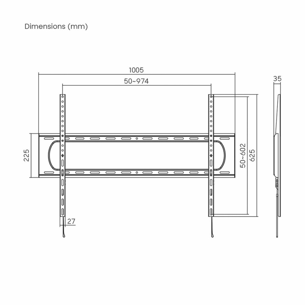 TV Mount Aisens WT120F-293 60"-120" 160 kg