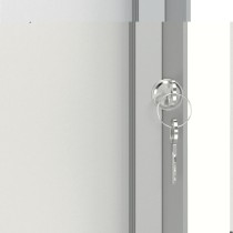 Bulletin board Esselte White Aluminium Crystal 100 x 97,2 x 4,5 cm