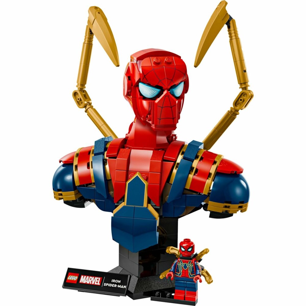 Konstruktionsspiel Lego 76326 Iron Spider-Man Bust 379 Stücke