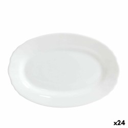 Kochschüssel Bormioli Ebro Glas Oval 23 x 15,5 x 2,1 cm (24 Stück)