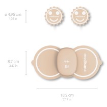 Masseur pour Soulagement de Douleurs Menstruelles Rechargeable Medisana TT 250 Beige