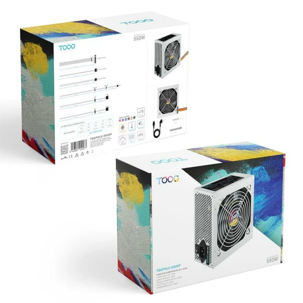 Power supply TooQ TQAPOLO-550SP 550 W