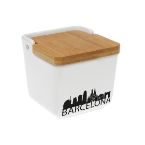 Salière et Poivrière Versa Barcelona Céramique 8,8 x 8,5 x 8,8 cm