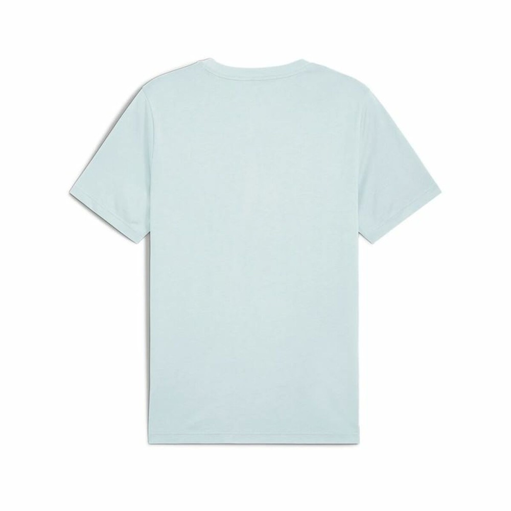 Herren Kurzarm-T-Shirt Puma Essentials Logo Lab Summer Hellblau