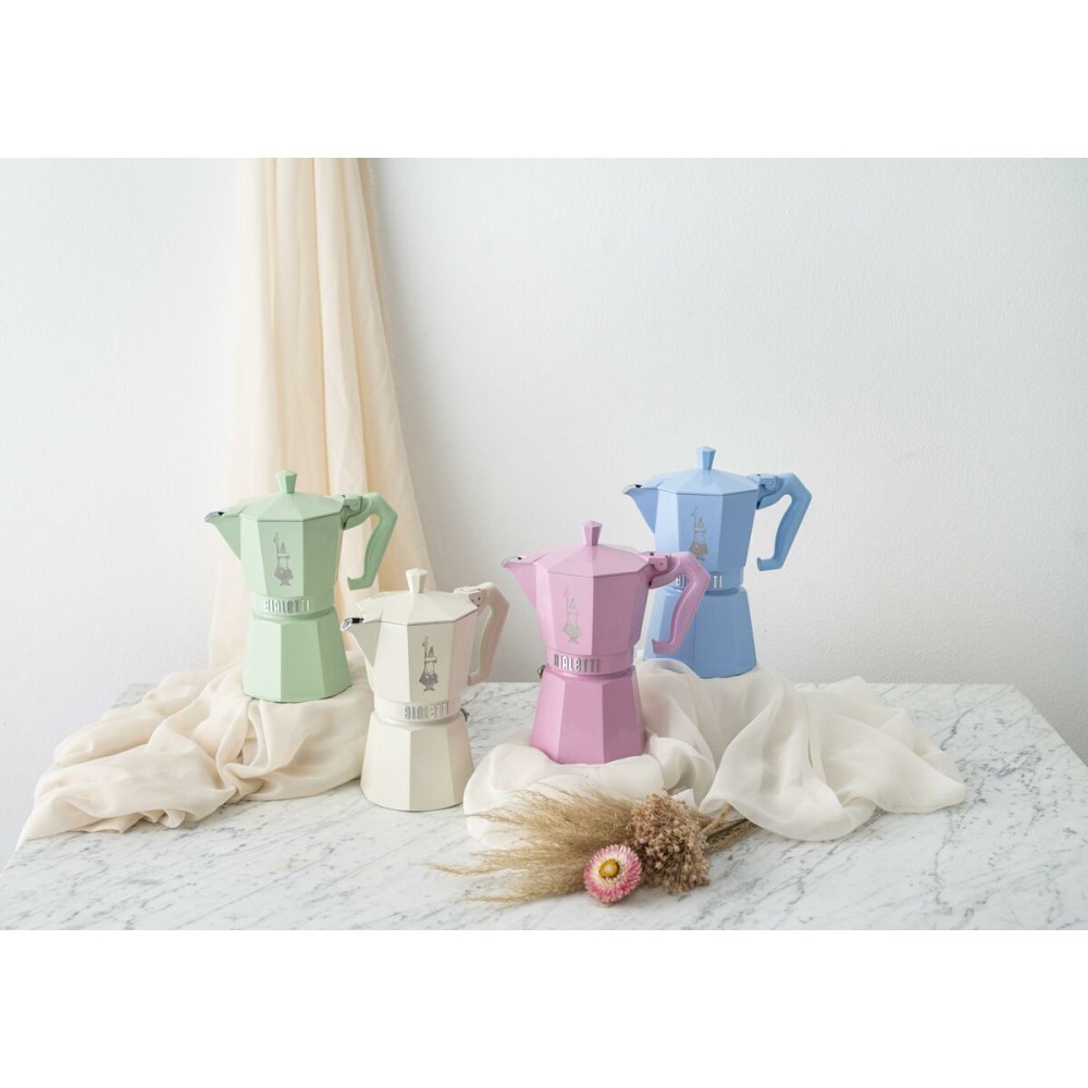 Italian Coffee Pot Bialetti MOKA EXCLUSIVE Green Aluminium 6 Cups (6 Units)