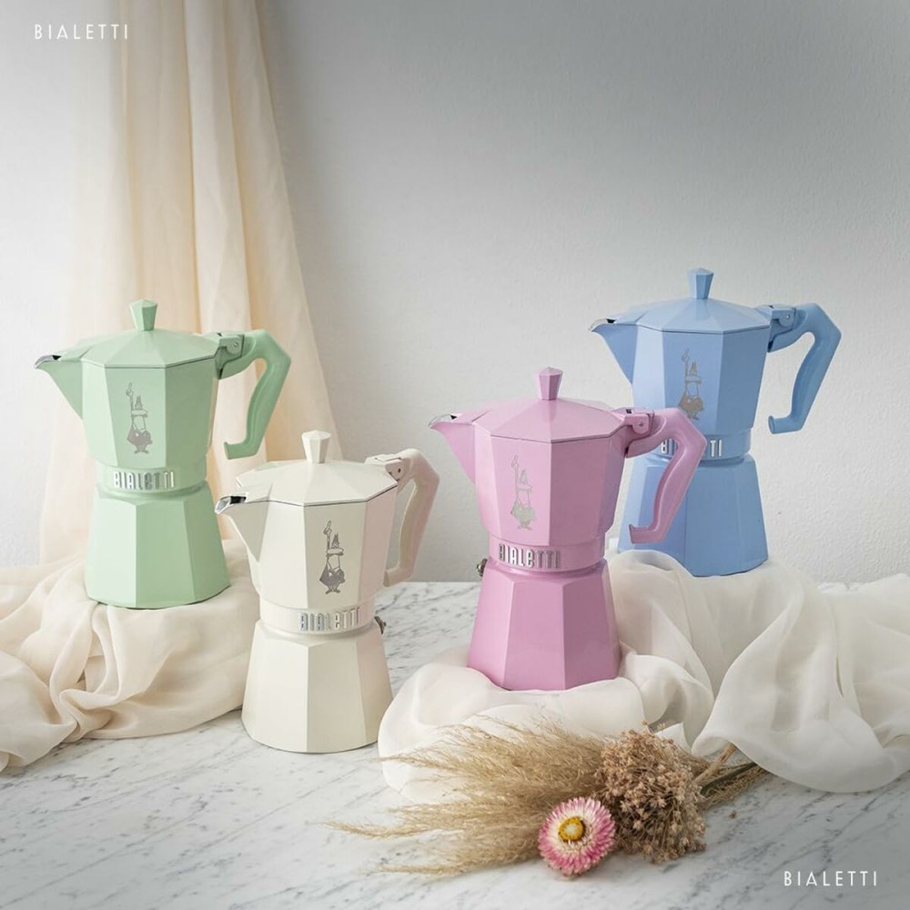 Cafetière Italienne Bialetti MOKA EXCLUSIVE Vert Aluminium 6 Tasses (6 Unités)