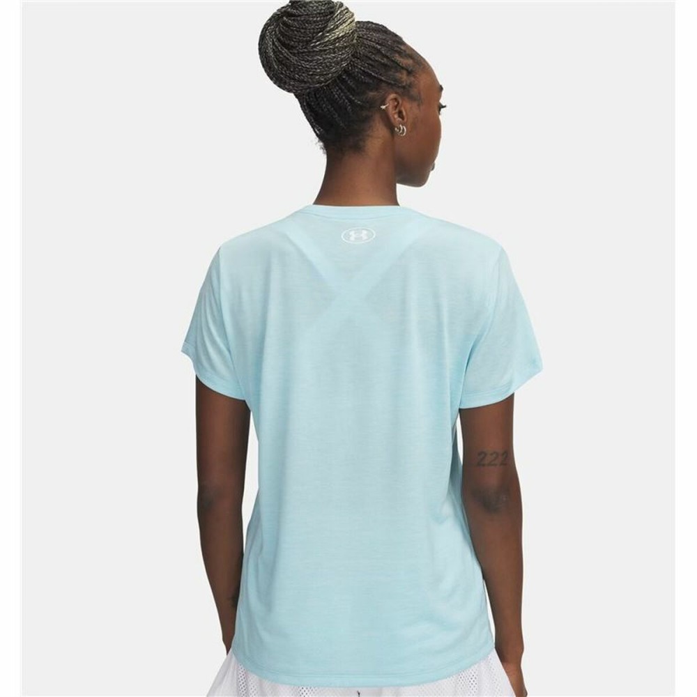 Women’s Short Sleeve T-Shirt Under Armour Tech Sky blue