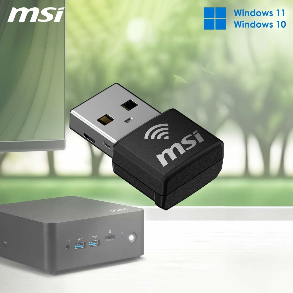 USB-WLAN-Adapter MSI 302-8ZE30XE-000 Schwarz