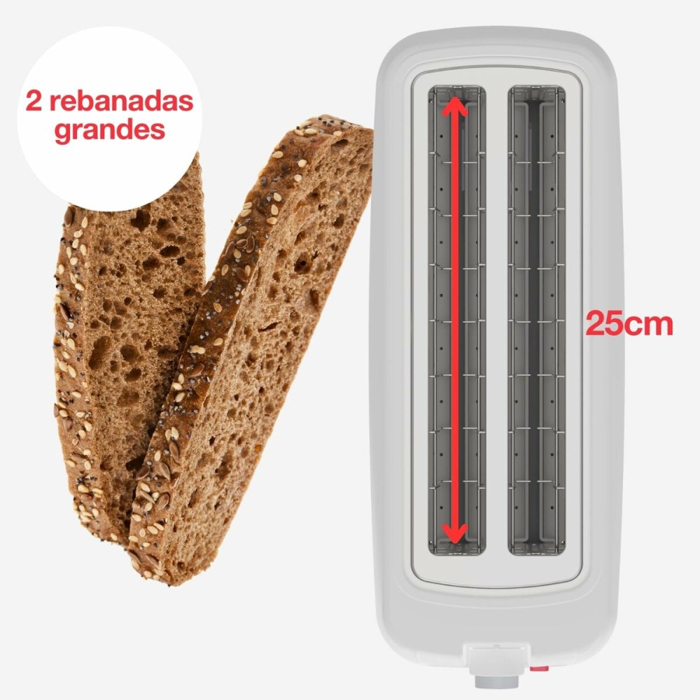 Toaster Solac TL5421 Weiß 1200 W