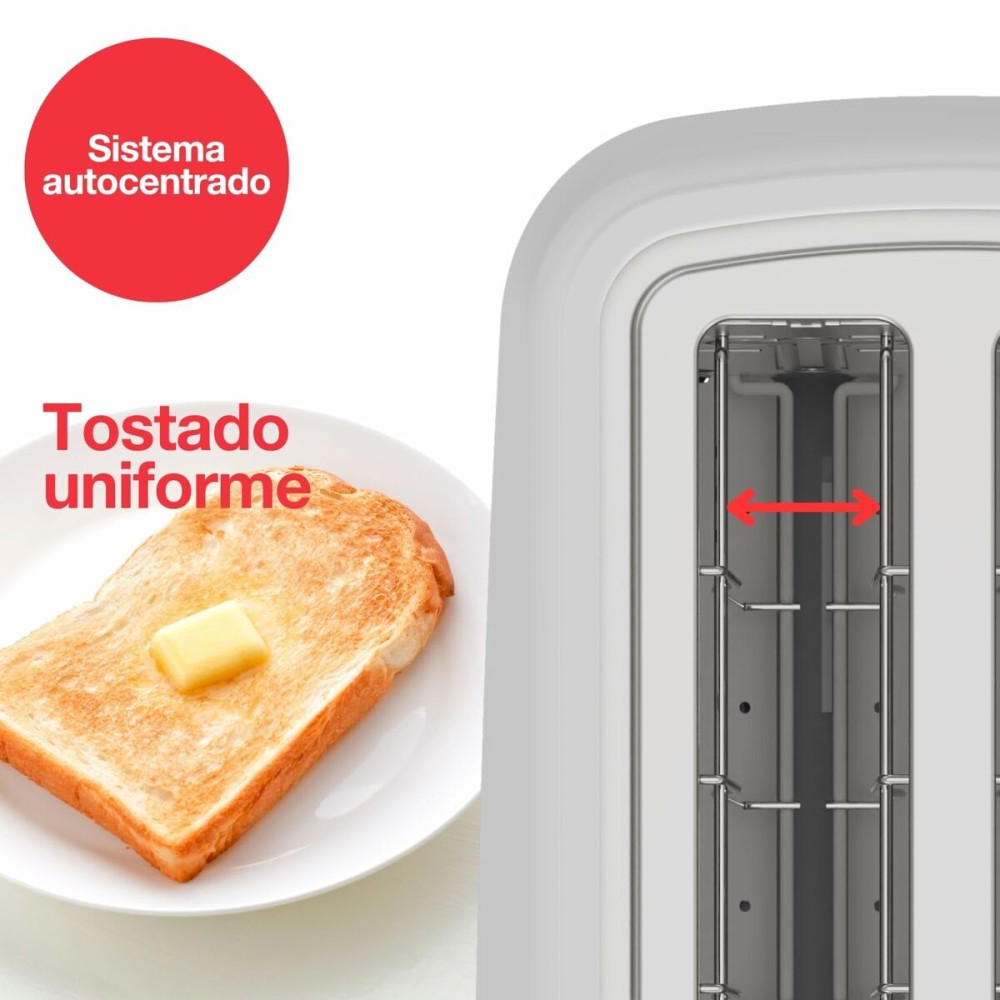 Toaster Solac TL5421 Weiß 1200 W
