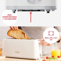 Toaster Solac TL5421 Weiß 1200 W