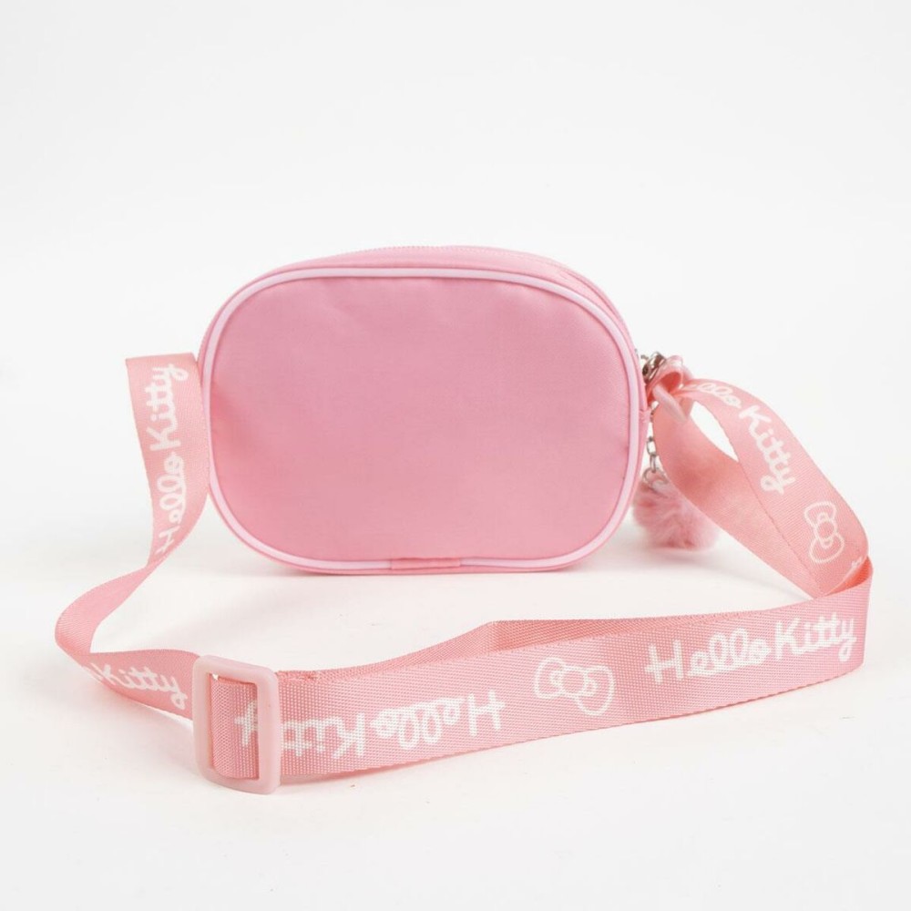 Sac à Bandoulière Hello Kitty Rose 14,5 x 10,5 x 4,0 cm