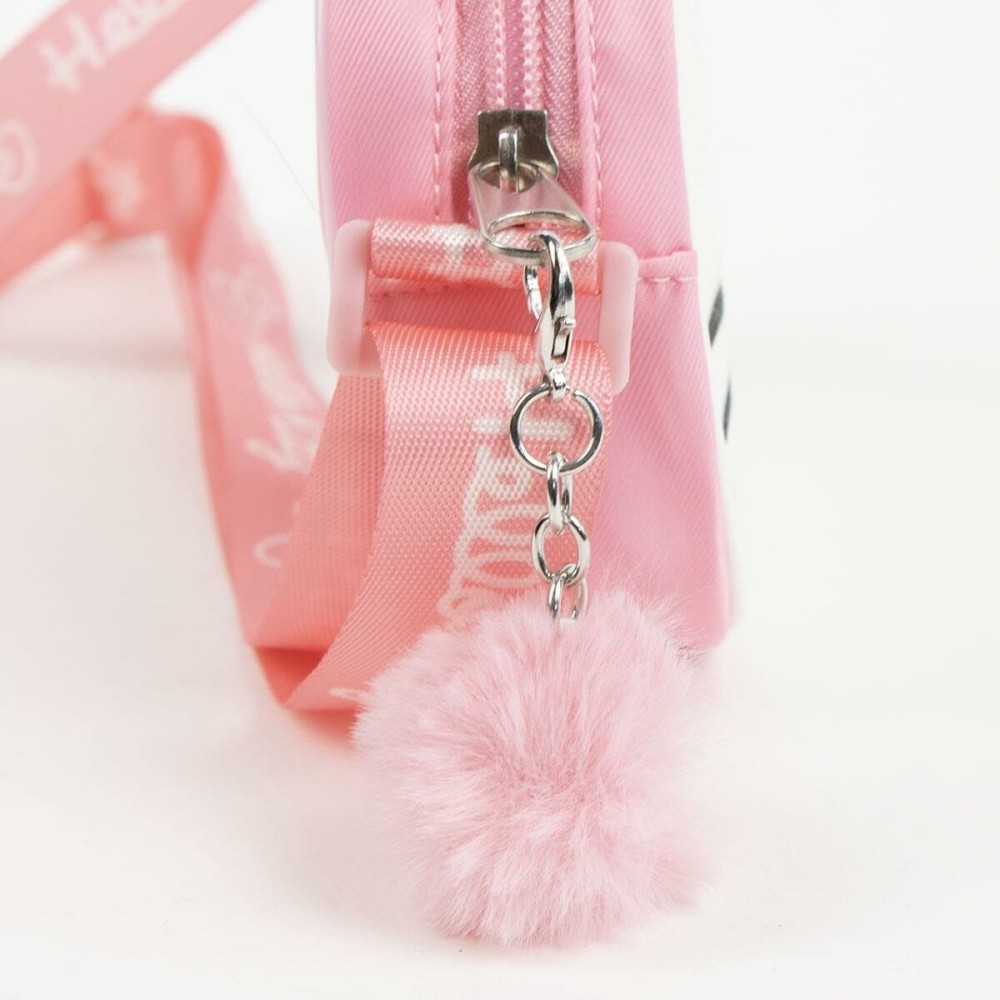 Sac à Bandoulière Hello Kitty Rose 14,5 x 10,5 x 4,0 cm