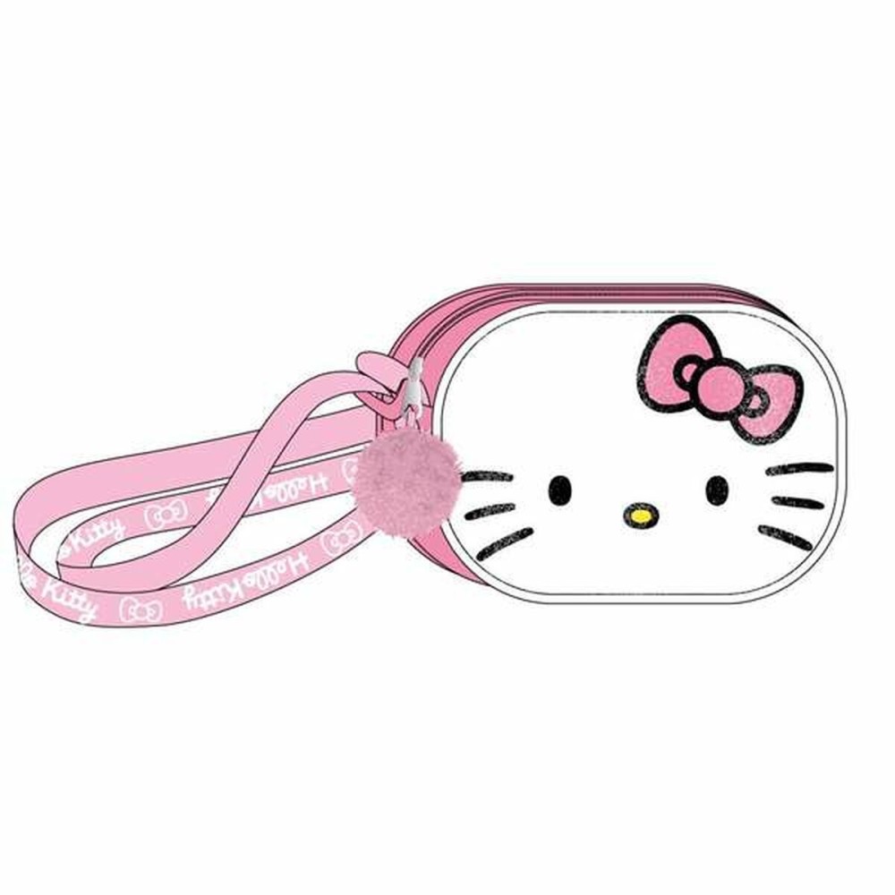 Sac à Bandoulière Hello Kitty Rose 14,5 x 10,5 x 4,0 cm