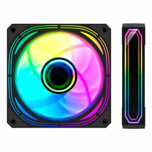 Ventillateur de cabine CoolBox KIT 4 Vent.12cm ARGB Infinity Pro Ø 12 cm