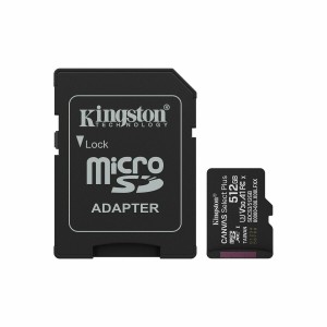 Micro SD Memory Card with Adaptor Kingston CANVAS Select Plus 512 GB