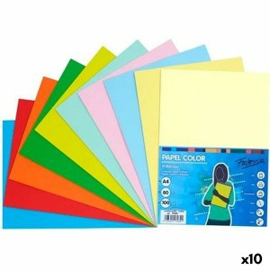 Druckerpapier Fabrisa Bunt A4 100 Blatt (10 Stück)