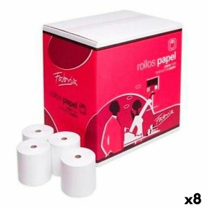 Thermopapierrolle Fabrisa Weiß 10 Stücke (8 Stück)
