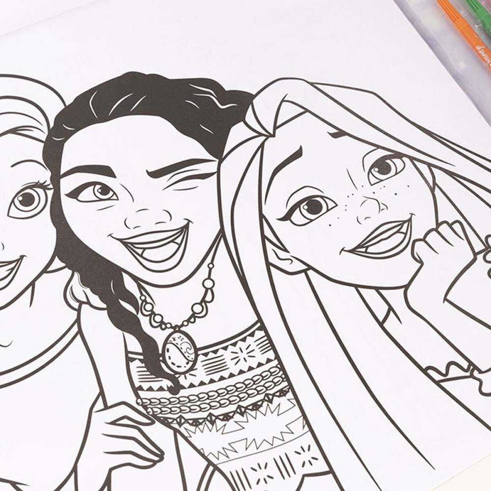 Boîte d’Activités pour coloriage Disney Princess 5 en 1