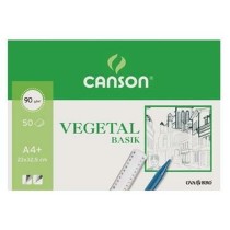 Papier végétal Canson A4+ 50 Volets (10 Unités)