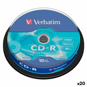 CD-R Verbatim EXTRA PROTECTION 700 MB 52x 10 Stücke (20 Stück)