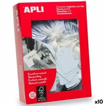 Étiquettes de suspension Apli Blanc 36 x 53 mm 500 Pièces (10 Unités)