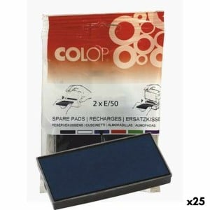 Coussin Colop E/50 Bleu 2 Pièces (25 Unités)