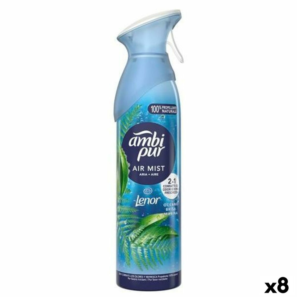 Duftspray Ambi Pur Meeresbrise 185 ml (8 Stück)