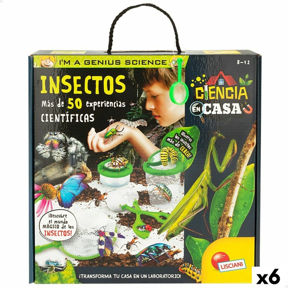 Wissenschaftsspiel Lisciani Insectos ES (6 Stück)