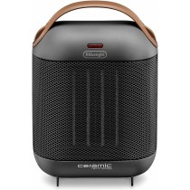 Tragbare Keramikheizung DeLonghi HFX30C18IW Schwarz Grau Anthrazit 1800 W