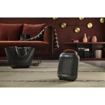 Tragbare Keramikheizung DeLonghi HFX30C18IW Schwarz Grau Anthrazit 1800 W